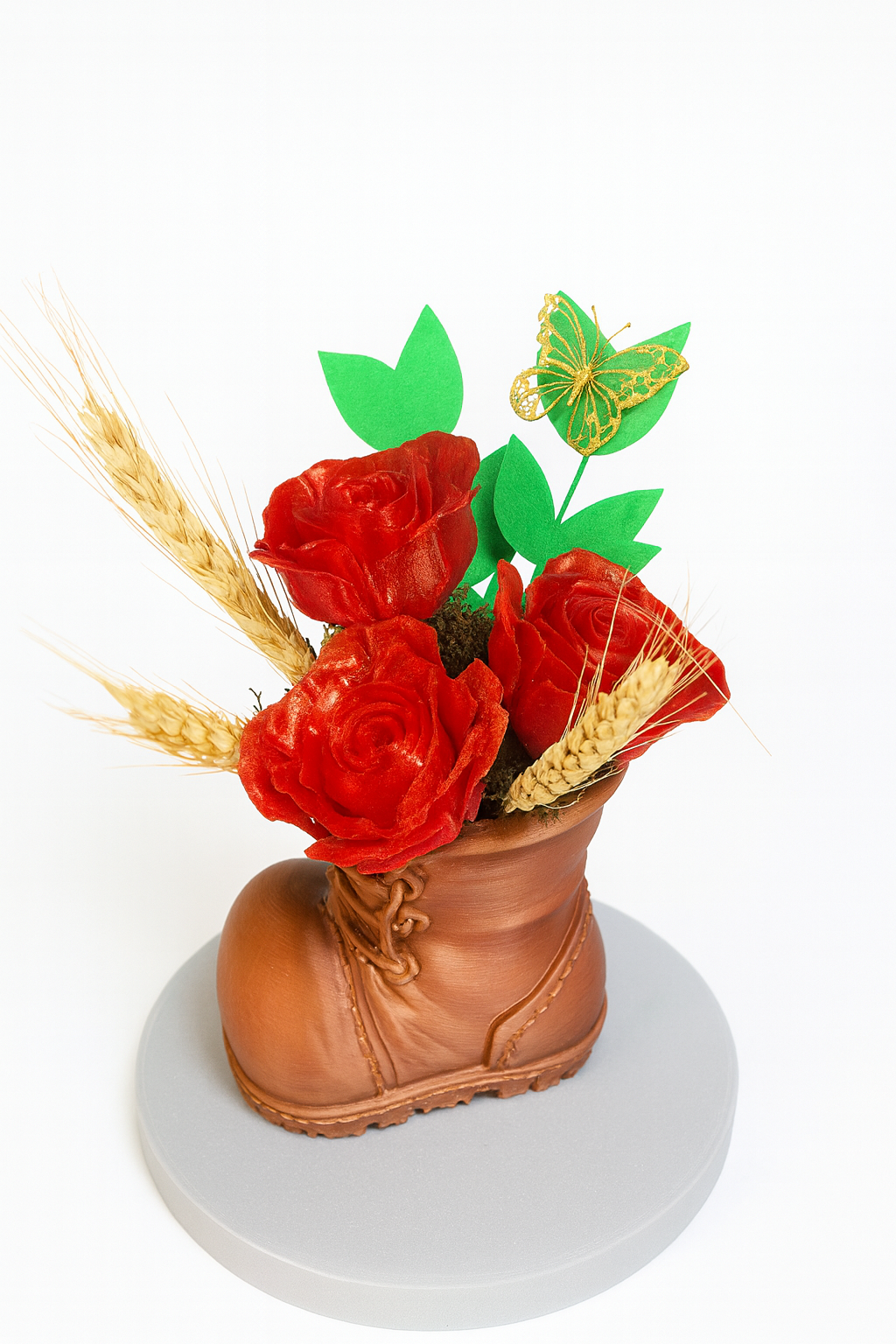 Vaso Decorativo em formato de Bota - Arte Decorativa Exclusiva | EL3D Creations